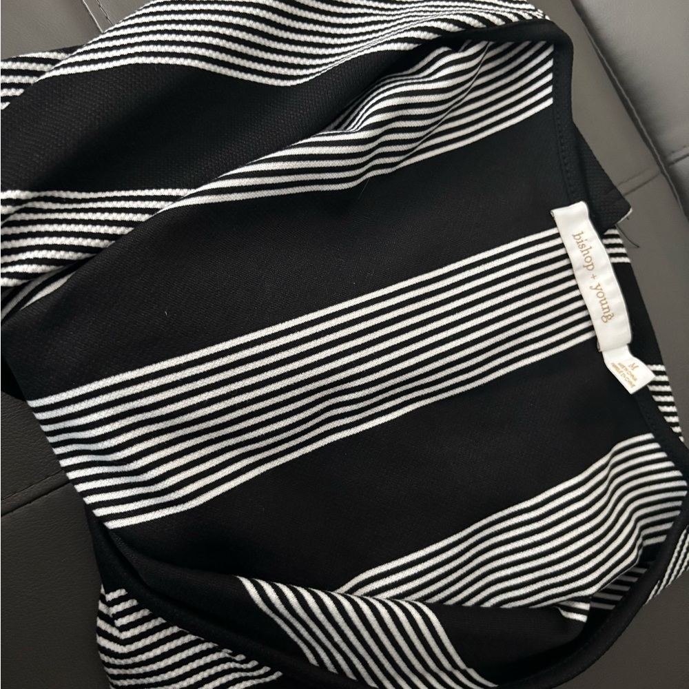 Banana Republic Monochrome Striped Knit